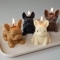 French Bulldog Puppy Shaped Candle Cute Animal Pet Dog Scented Soy Home Decor Candle Lover Gift Christmas Gifts