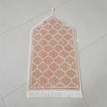 Factory Custom Padded Prayer Mat Sponge Flocking Absorbable Prayer Mat Muslim