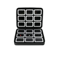 Diamond Presentation Box DK21665-18ZP Unmatched Style in Large Diamond Storage with Zip Case