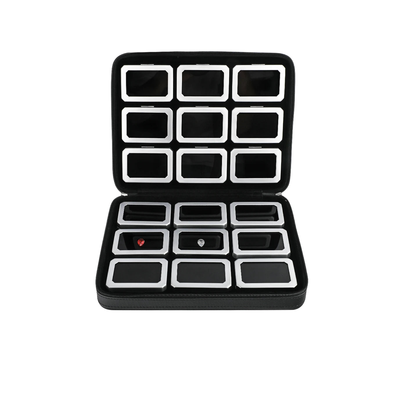 Diamond Presentation Box DK21665-18ZP Unmatched Style in Large Diamond Storage with Zip Case