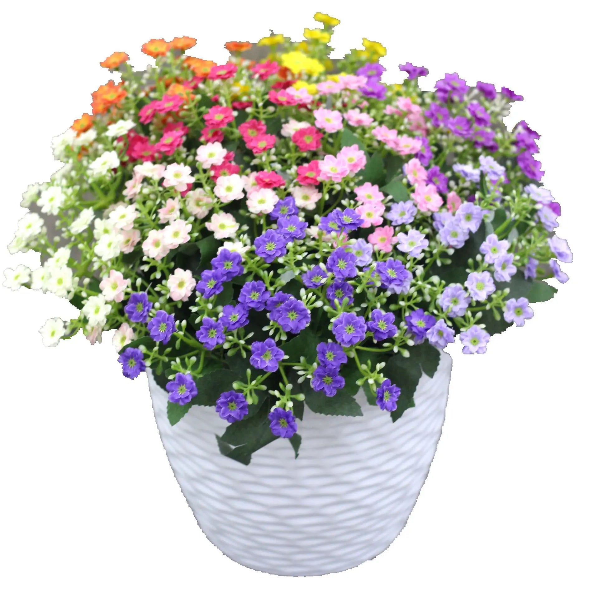 Wholesale Price Simulation of Milanese Bouquets Artificial Lavender Silk Flower for Home Decor Christmas Graduation