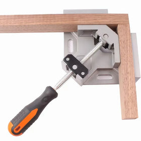 90 Degree Right Angle Clamp Aluminum Alloy Single Handle Corner Clamp With Adjustable Swing Jaw Woodworking Tools