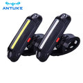 LED Bike Tail Light Multi Mode Bicycle Cycling Warning Light Waterproof USB Rechargeable Automatic Shut-Down Front Rear Light