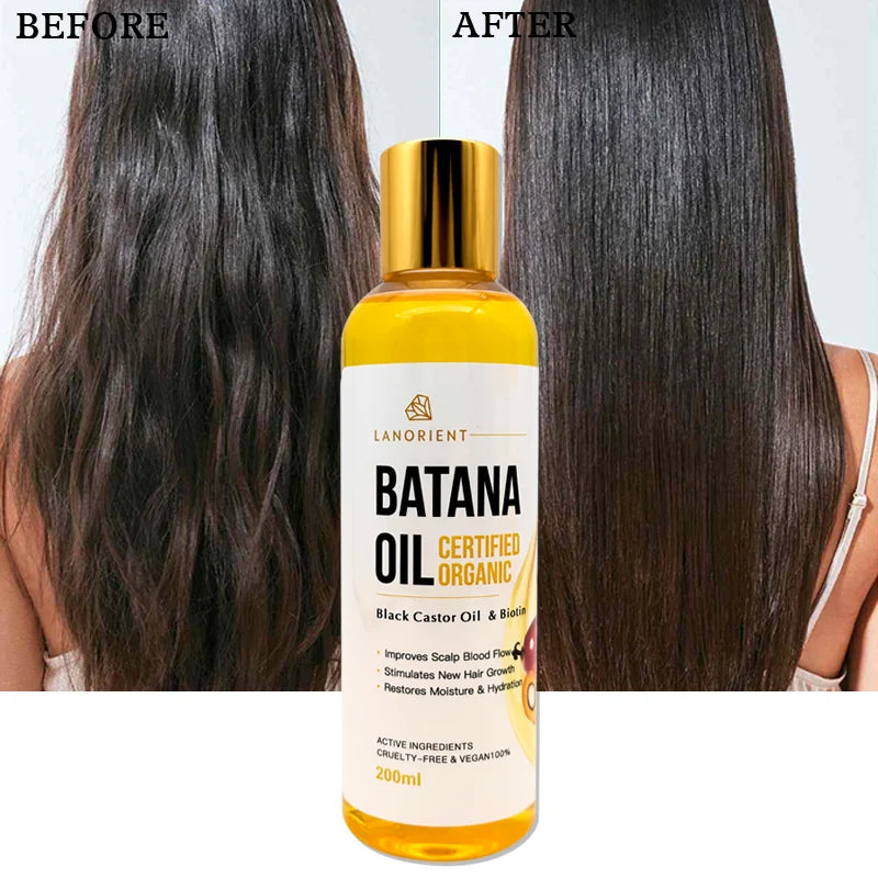OEM Custom Logo Pure Natural Hair Treatment Growth Oil Private Label 100% Natural Formula Organic Batana Oil for Hair