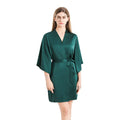 FUNG 6055 Satin Bridesmaid Robes Long Soft Bathrobe Comfortable Sleepwear for Women
