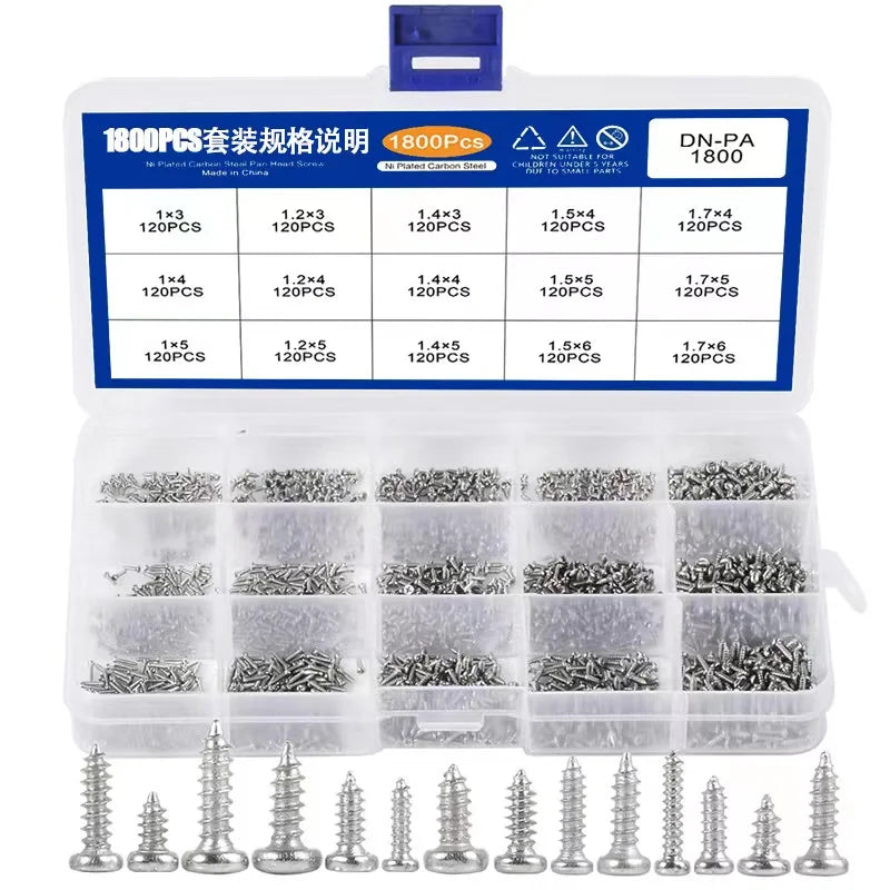 Hardware Kit Assorted Machine Nut Bolts and Screws Kit Custom Fastener Set Stainless Steel Bolt Carbon Steel Brass Aluminum