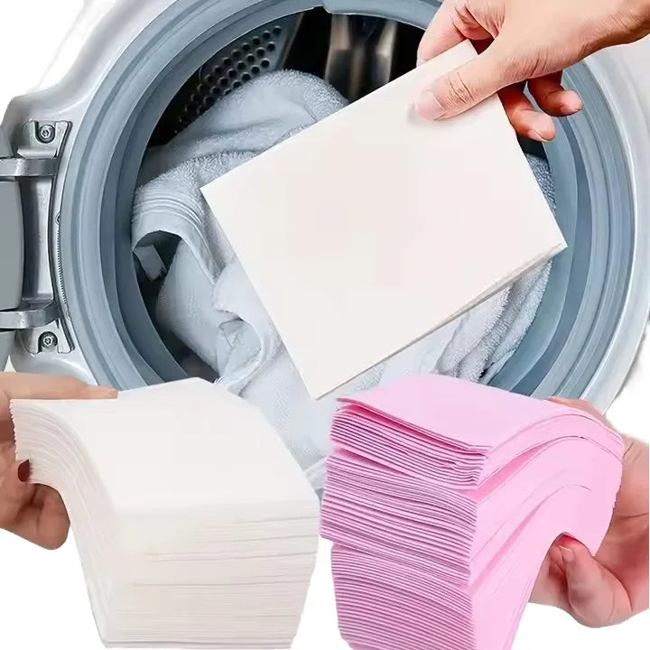 Eco-Friendly Solid Detergent Sheets for Laundry Disposable Biodegradable Strips High Foam Enzyme Technology Stubborn Stains