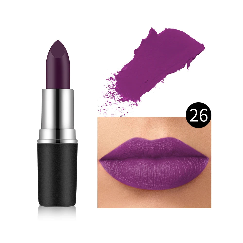 Hot Selling 29 Colors Waterproof Long Lasting Nude Vegan Velvet Matte Lipstick