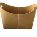Colorful Foldable Firewood Storage Basket Stylish Carrier Bag Made From Stylish Felt Durable and Practical