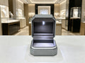 Stock Gray LED Octagonal Ring Box Luxury Diamonds Ring Packing Box