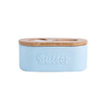 Hot Selling Ceramic Stoneware Butter Dish Container with Freshness Preservation Modern Design Bamboo Lid and Butter Knife