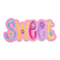 SWEET Letters Patches Embroidered Logo Cute Kids Clothing Accessories Iron on Patches Custom Embroidery for Clothes