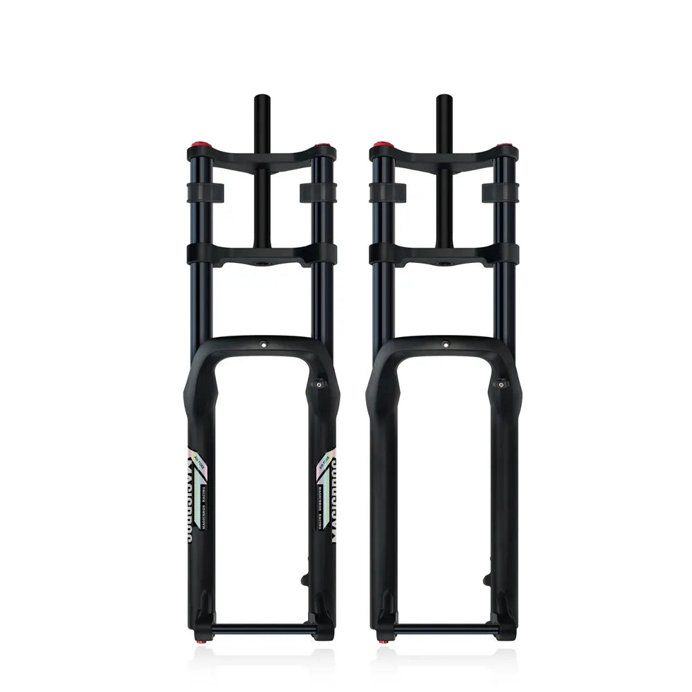 26 Inch 5.0 Thru Axle 15*150MM MTB DH Fat Bike Air Suspension Double Crown Aluminum Straight Fork 190MM