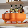 Hot Sale Desktop Turntable Round Fruit Storage Tray Plastic Storage Rotary Tray Kitchen Rack Seasoning Bottle Storage Tray