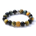VEROMCA Trendy Wholesale Stainless Steel Simple  for Men Women Crystal Agate Beaded Jewelry  Fashion Bracelet