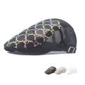 Wholesale Summer Breathable Glitter Mesh Ivy Hat Women Flat Beret Black