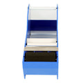Portable Blue Easy-to-Use Manual Cutter Dispenser for 3" Wide Adhesive Paper & Film