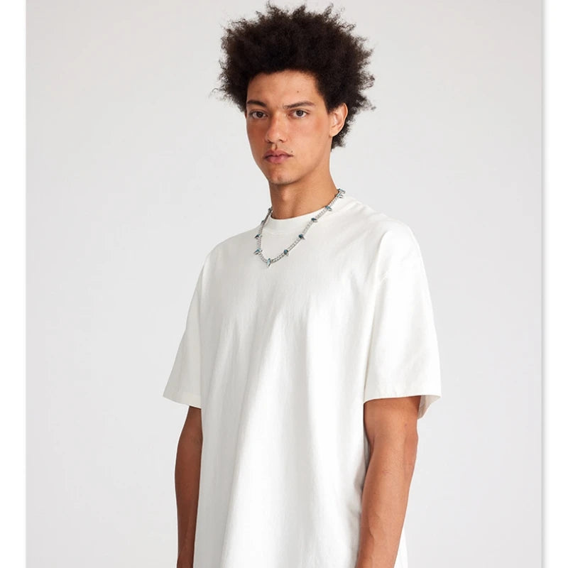 100% Cotton High Quality Plus Size Export Oriented Custom Design Wholesale Pigment Printed T Shirt for Mens