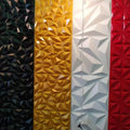 Modern PVC 3D Wall Panels Colorful Interior Decorative Wallpaper Soundproof Waterproof Various Colors Pared 3D Design Wall MegaBDM