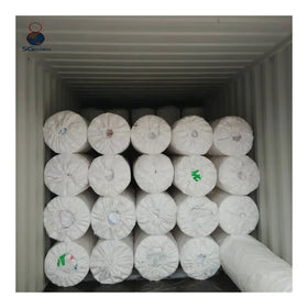 Wholesale Heavy Duty 100cm 360cm Circular Flat Big Bags White Black PP Cloth Woven Polypropylene Fabric Nonwoven Industries