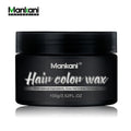 OEM Private Label Braids Gel Temporary Dye Hair Wax Color Cream Styling Modeling Hair Dye Pomade