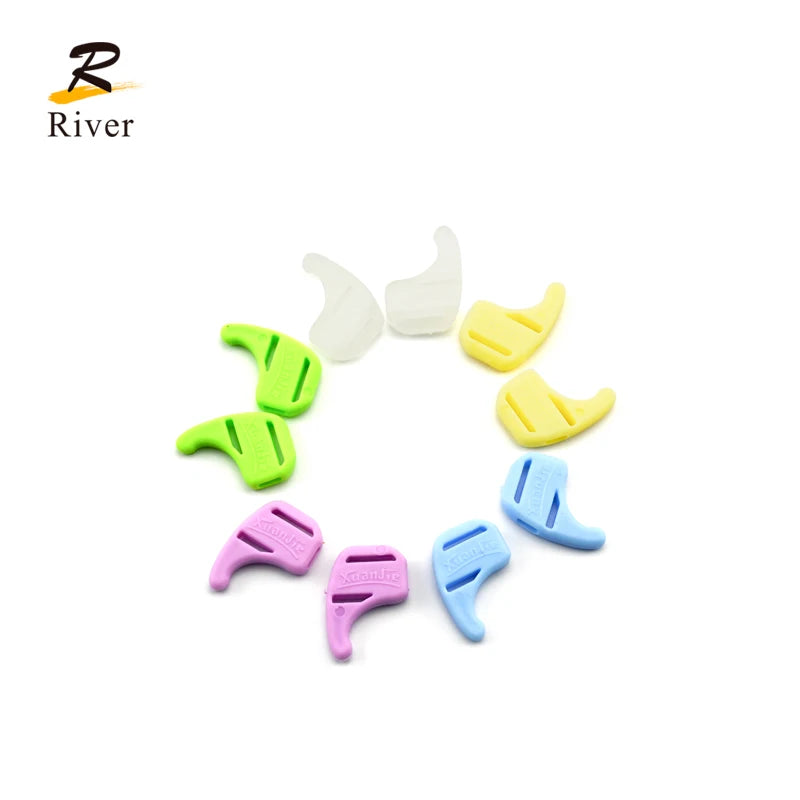 Hot Sales  Eyeglasses Silicone Ear Hook Eye Wear Accessories Small Flag Style Anti-slip Hook Silicone Rubber