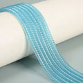 Wholesale Aqua Blue Red Black Clear Color Crystal Bead 2x4mm Matte Frosted Rondelle Glass Beads for Jewelry Bracelet Making
