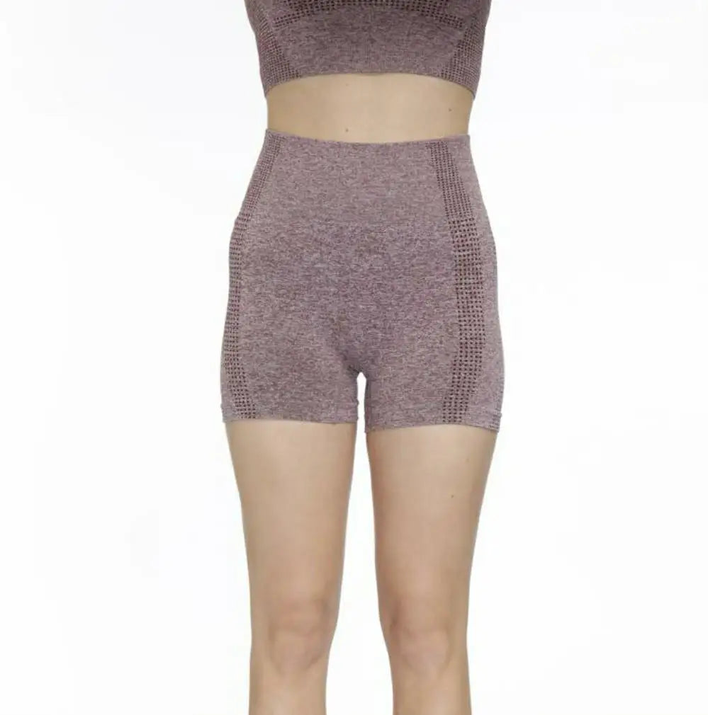 Wholesale New Style Seamless Women Sports Yoga Shorts Gym Fitness Training Shorts