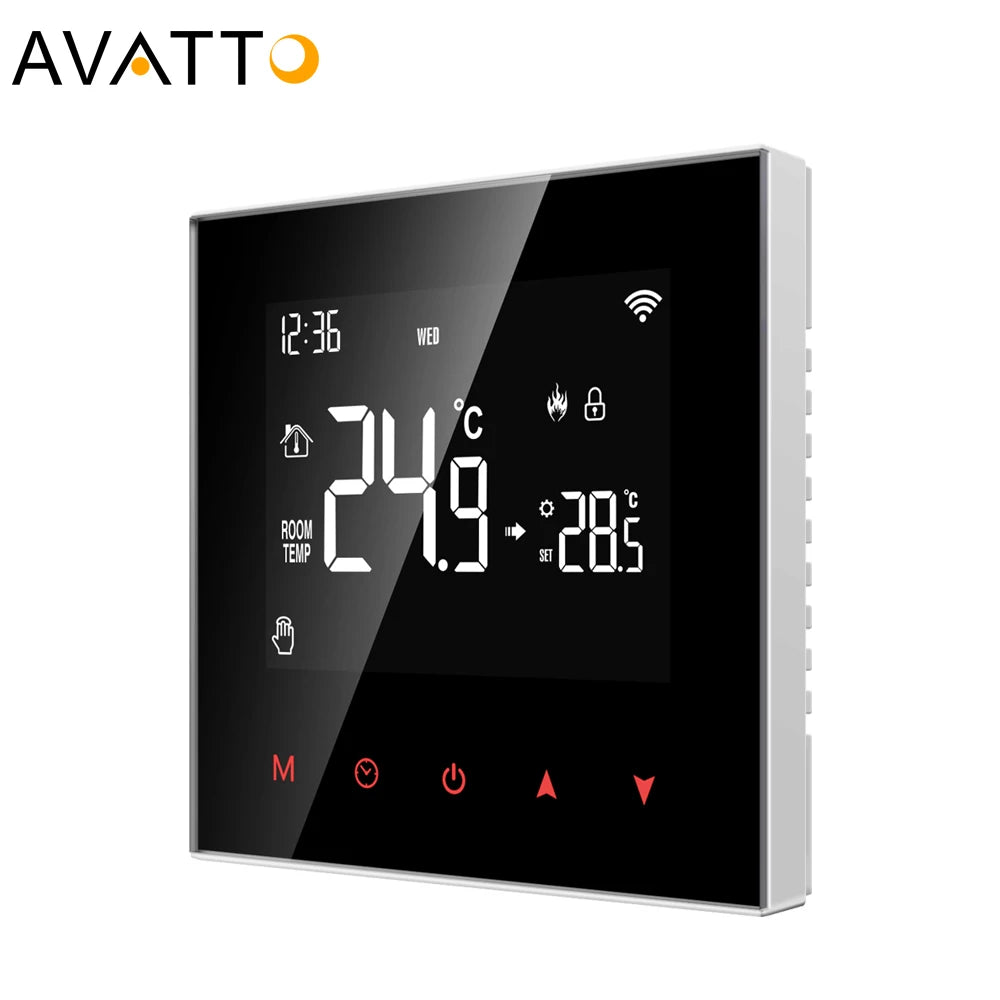 Professional Manufacturer Avatto 16A/3A Tuya Smart Zigbee 3.0 Digital Electric Heat Thermostat