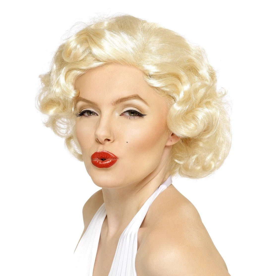 Synthetic Fiber Blonde Marilyn Monroe Bombshell Party Wig