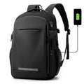 Custom logo New Mens Travel Computer School Bag Business Anti Theft Laptop Backpack Usb Waterproof Leather Mochilas