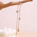 Valentines Day Heart Jewelry Shell Bracelets Gold Plated Fashion Jewelry Bracelets Stainless Steel