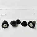 Glass Accessories Conical Countersunk M8 Black Nylon Washer Rubber Gasket Washer for Panoramic Padel Tennis Court