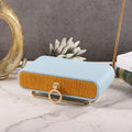High-End Luxury PU Leather Jewelry Box Custom Logo Color Square Design