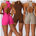 Custom Logo Yoga Jumpsuit One-Piece Fitness Clothes Workout Clothes Sportswear Fitness Yoga Wear Women's Bodysuit 2024