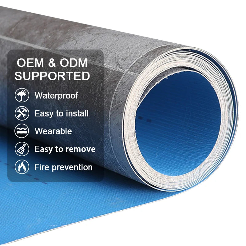 Hot Sale Waterproof Seamless Pvc Vinyl Linoleum Flooring Roll for Room