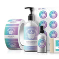 Waterproof Self-Adhesive Printed Vinyl Cosmetic Logo Sticker for Bottle Packaging Custom Stickers
