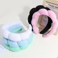Custom Logo/Label Toweling Sponge Spa Makeup Face Care Hair Band Women Girls Hair Fixed Headband