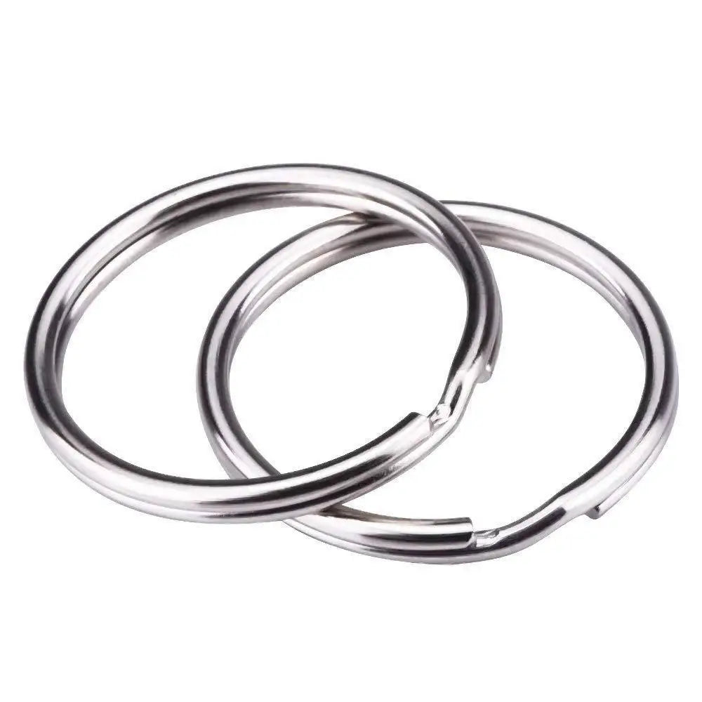 Wholesale Keyrings Metal Key Chain Rings Split Key Rings Custom Round Keychain Ring Bulk DIY Accessory for Crafts