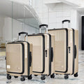 Hot Selling High Quality Business Style Aluminum Trolley Luggage ABS Material TSA Lock Front Pocket Direct Factory Supply