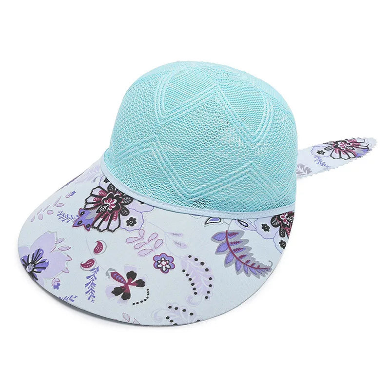 New Summer Breathable Sun Hat Big Brim Middle-aged Outdoor Sunhat Women Topee