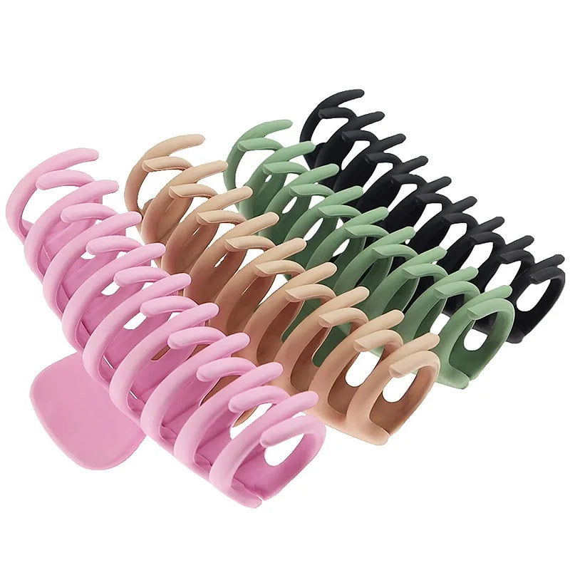 Wholesale Nonslip Large Claw Clip for Women Thin Seamless Hair Styling Salon Makeup Hair Clip Custom Name Hair Pins
