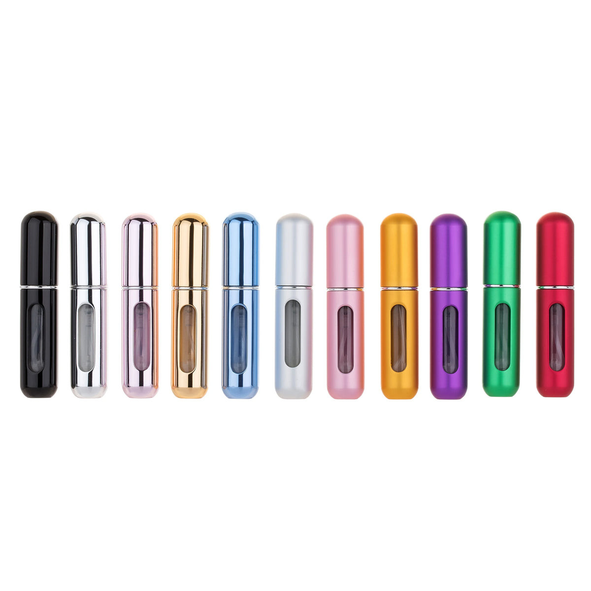 BYPE by PERFUME 5ml Easy Fill Refillable Travel Perfume Atomizer Pump Spray Bottle Mini Perfume Spray Container Aluminum