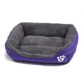 Customizable Solid Animal Pattern XL Plush Pet Sofa Warm Dog Bed with Anti-Slip Paw Print Small Sleep Mat Product Genre Pet Beds