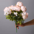 N-0055 Hot Sell Artificial Ted Silk Bakerthistle Peony for Wedding