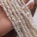 Natural Freshwater Pearls Baroque Shaped Pearl Stacked Holes DIY Handmade Material Accessories Loose Pearls