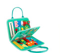 2025 New Children Felt Study Board Early Education Montessori Toys Toddler Busy Board Sensory Toy for Kids Felt Busy Book