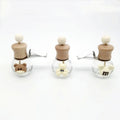 Cartoon Empty Perfume Bottle Essential Oil Container Car-styling Air Freshener Glass Perfume Bottle Air Vent Clip