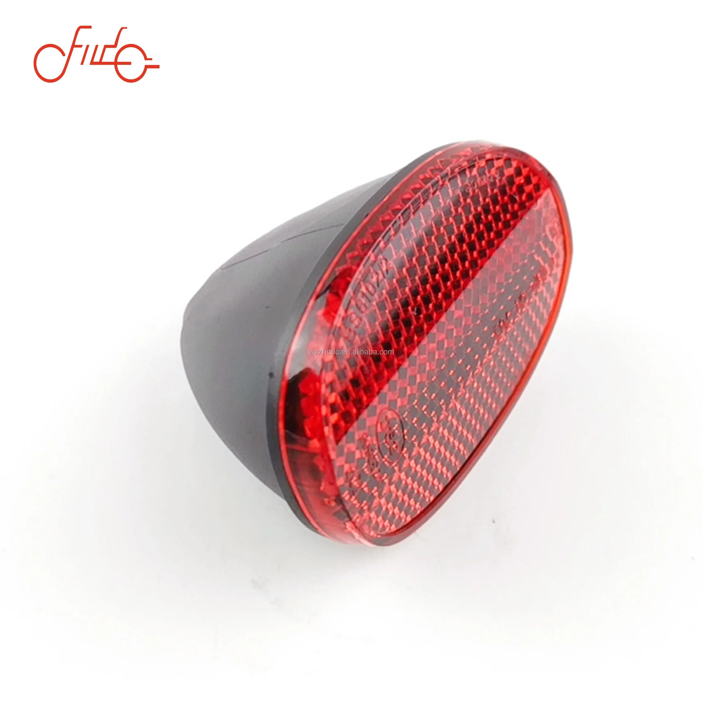 Factory Price Red Reflective Tube Night Warning Round Plastic Reflector with Screw Hole for Motorcycle Chrome Trim