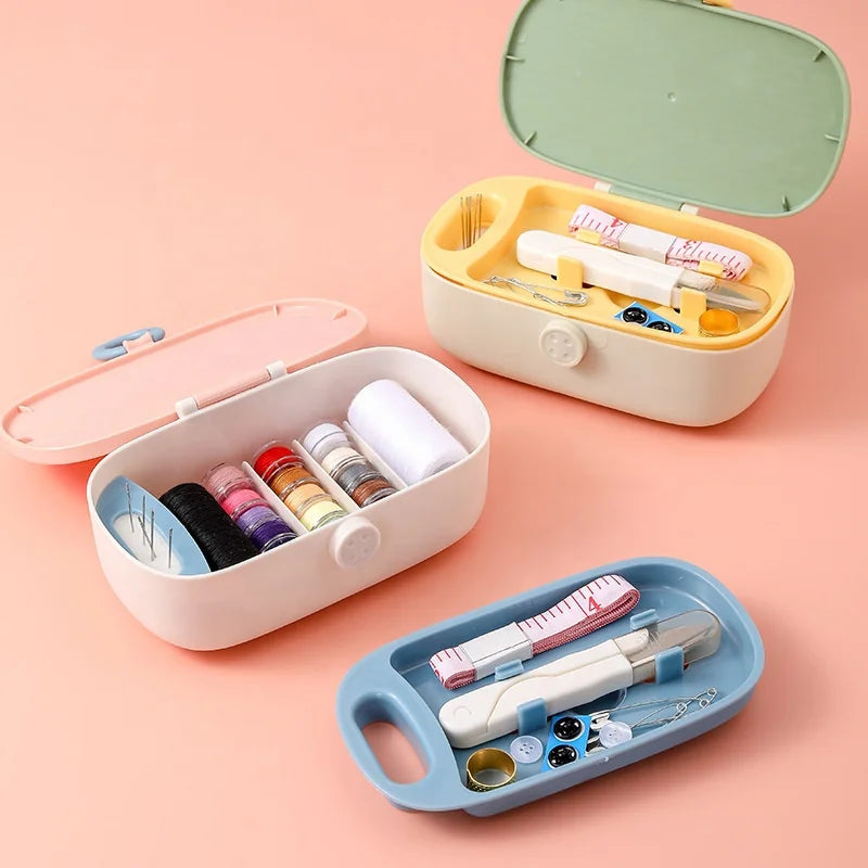 105pcs Original Design Fashion Style Portable Sewing Storage Box Set Hand Sewing Box with Accessories for Adults & Students